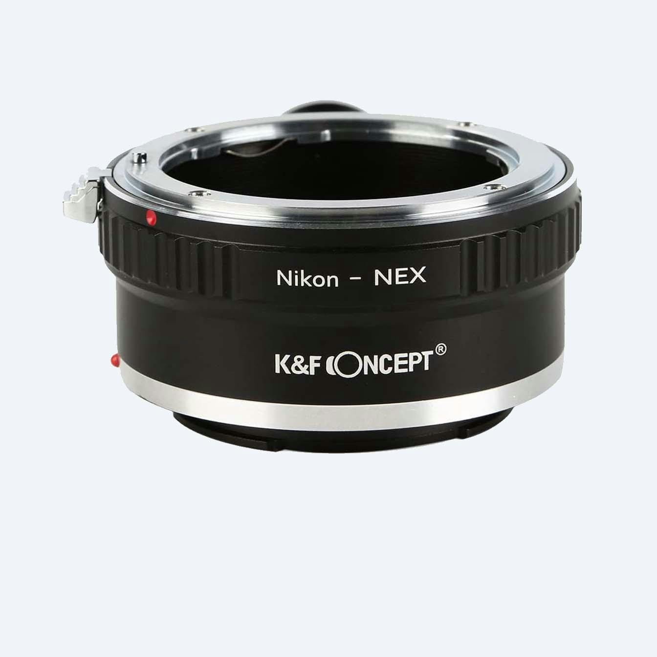 K&F Adattatore lente da Nikon F a Sony E